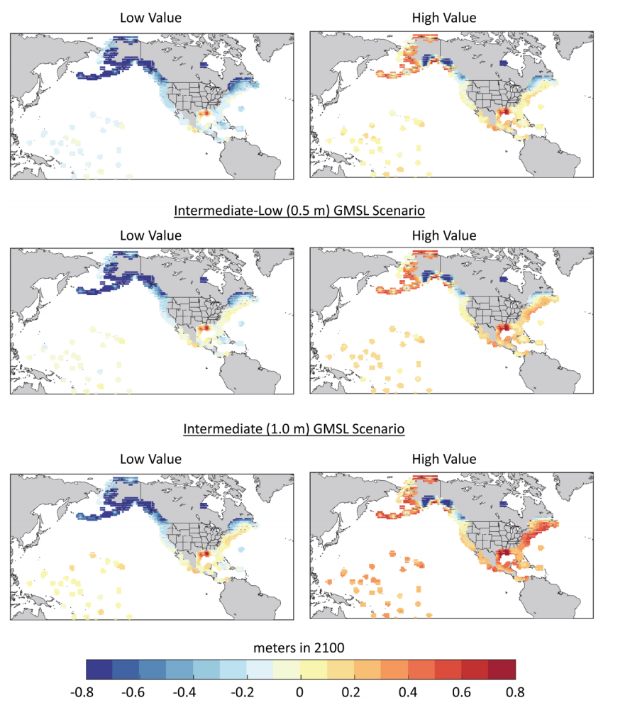 Global and regional sea level rise scenarios for the United States