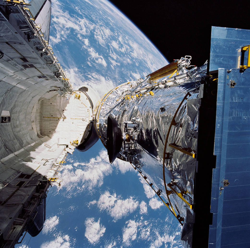 April 25, 1990, Deployment of the Hubble Space Telescope