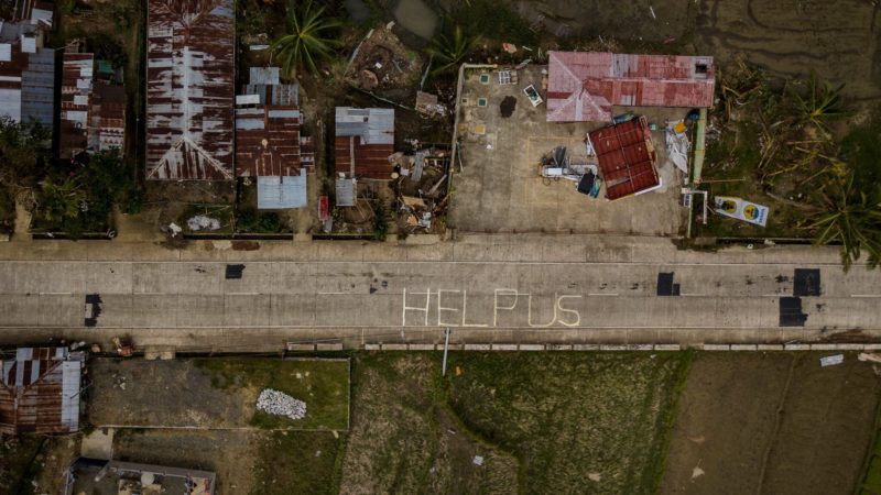 ‘Help Us’: After Typhoon Rai, Miles of Destruction and the Smell of Death